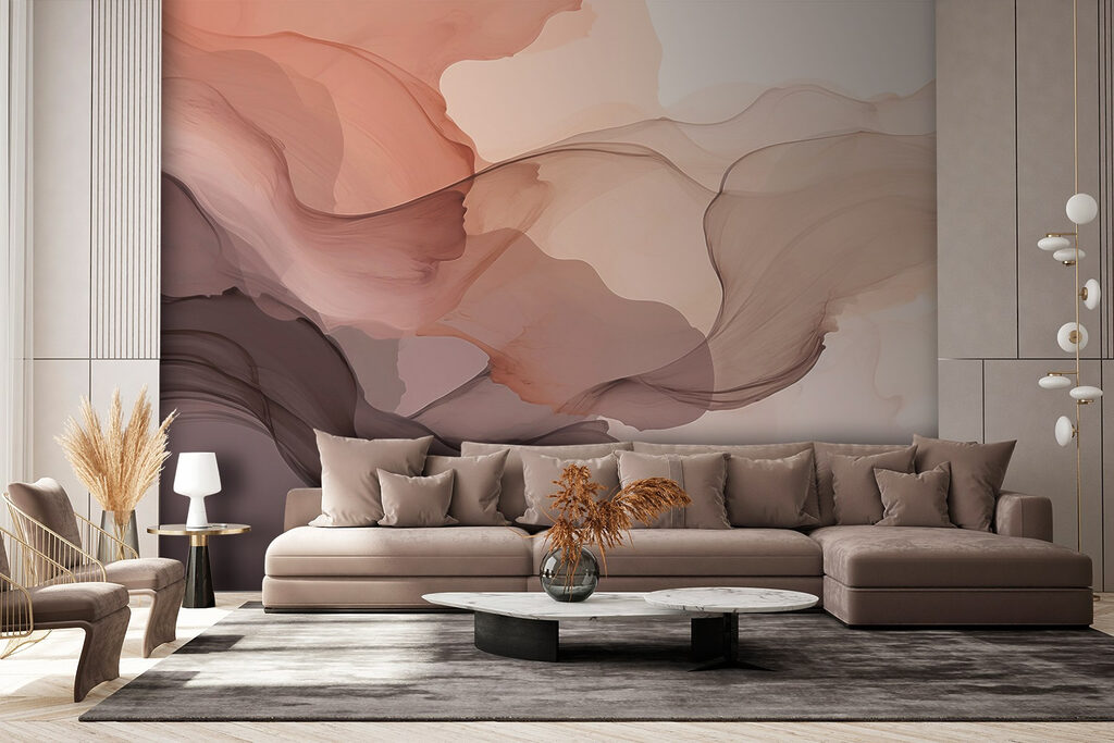 Layers of Fluid Ink in an interior