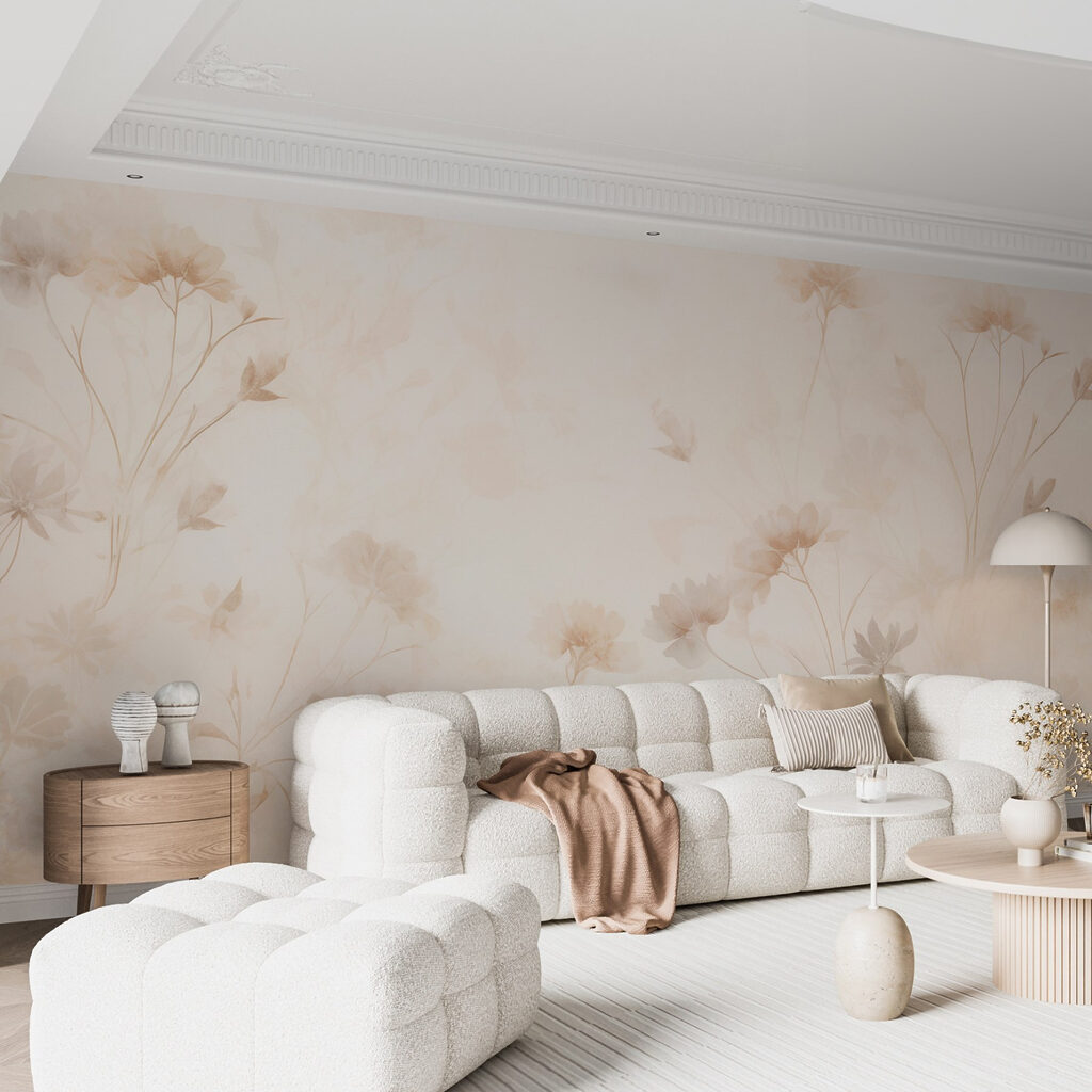 Pale flowers in haze — interior 3