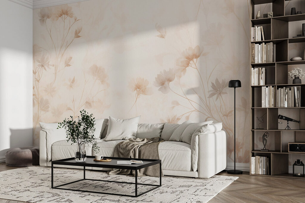 Pale flowers in haze — interior 4