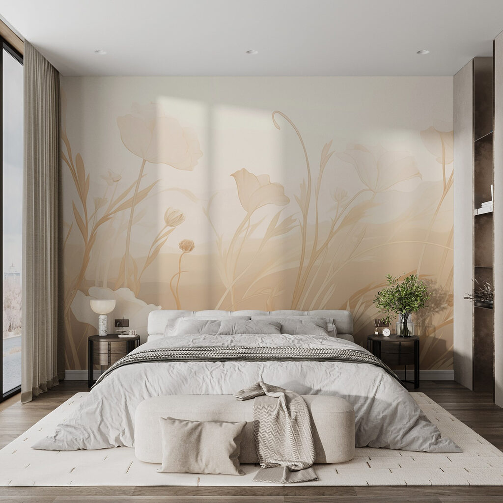 Fine grasses, pale blooms — interior 2