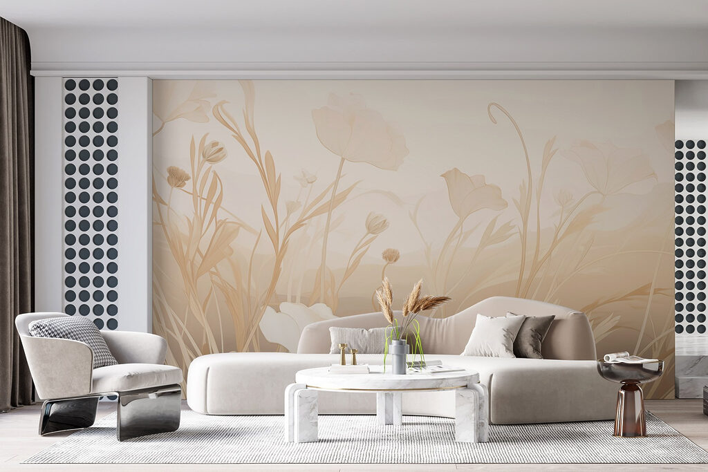 Fine grasses, pale blooms — interior 4