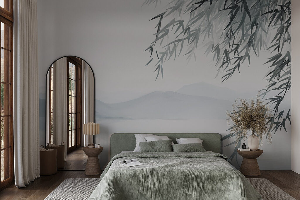 Bamboo above clear water — interior 1