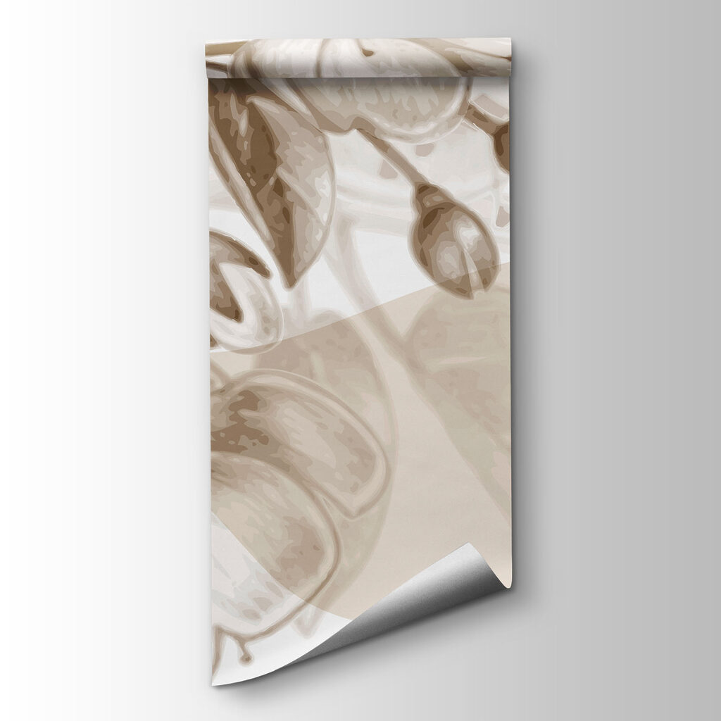 Flower border on white — product view