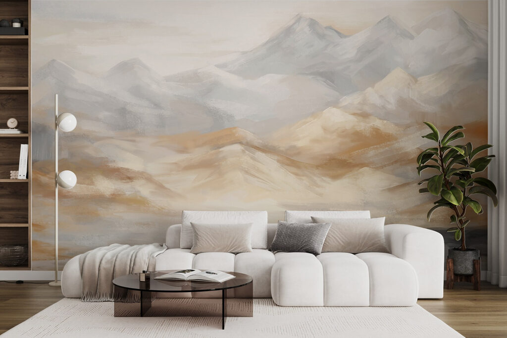Mountains in brushstrokes — interior 5