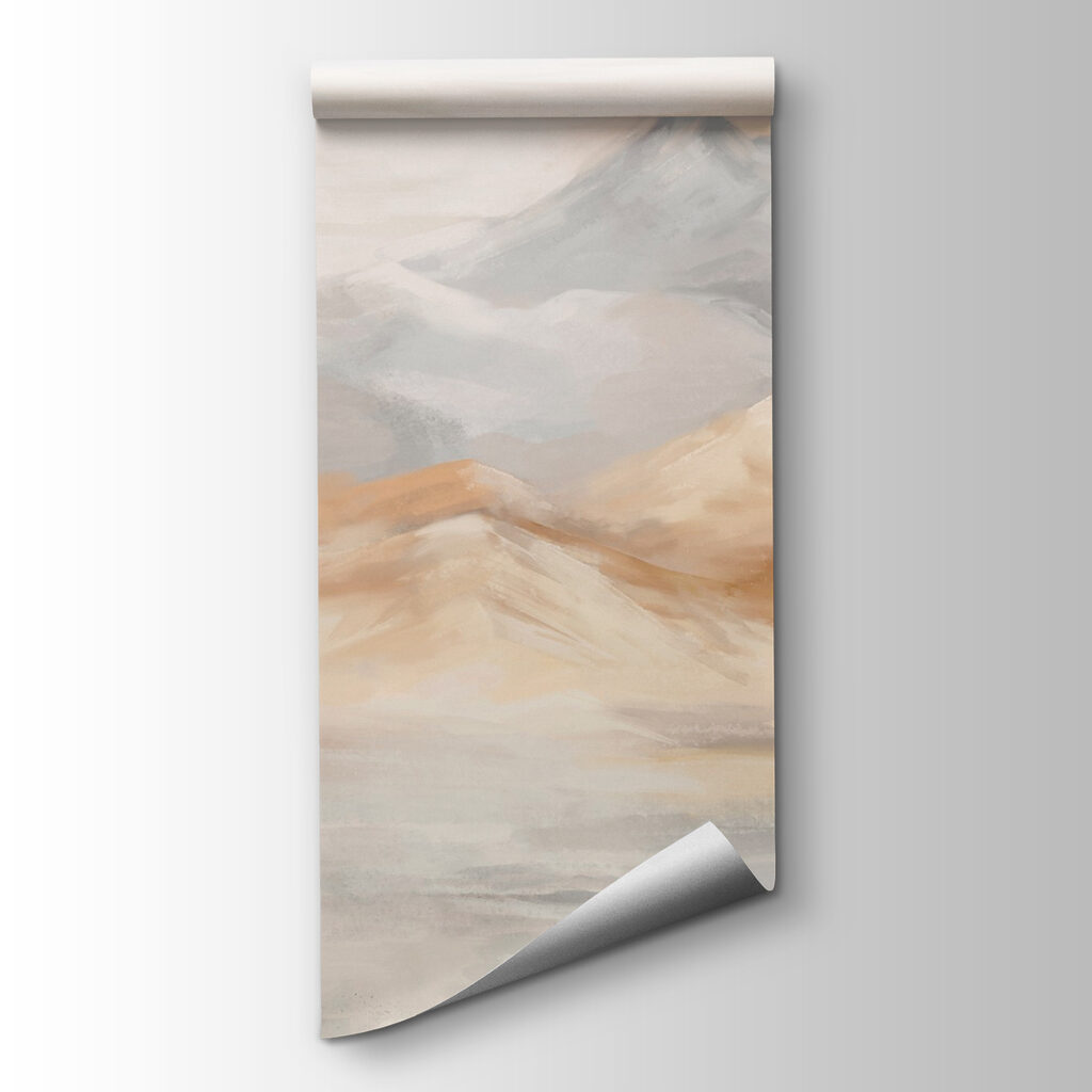 Mountains in brushstrokes — product view