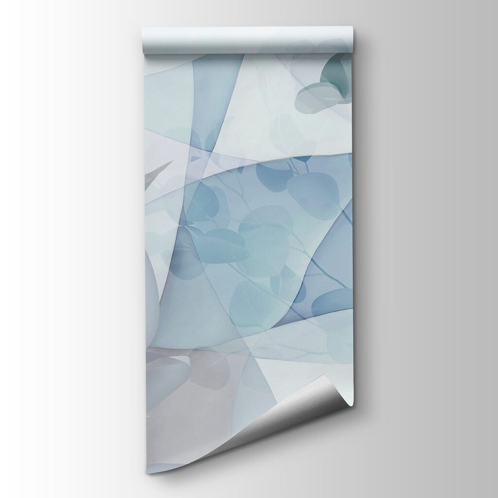 Blue overlapping shapes — product view