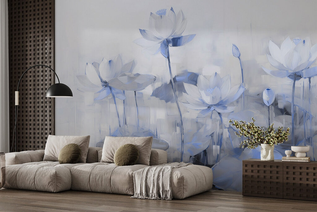 Lotus in Painted Mist — interior 3