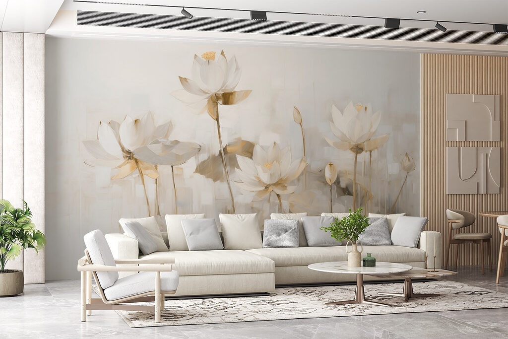 Lotus in Painted Mist — interior 2