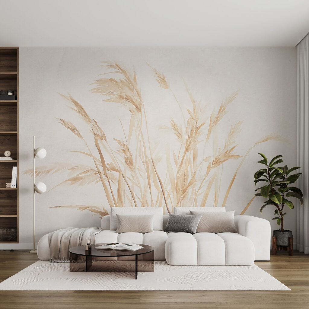 Fine grasses in pencil — interior 2