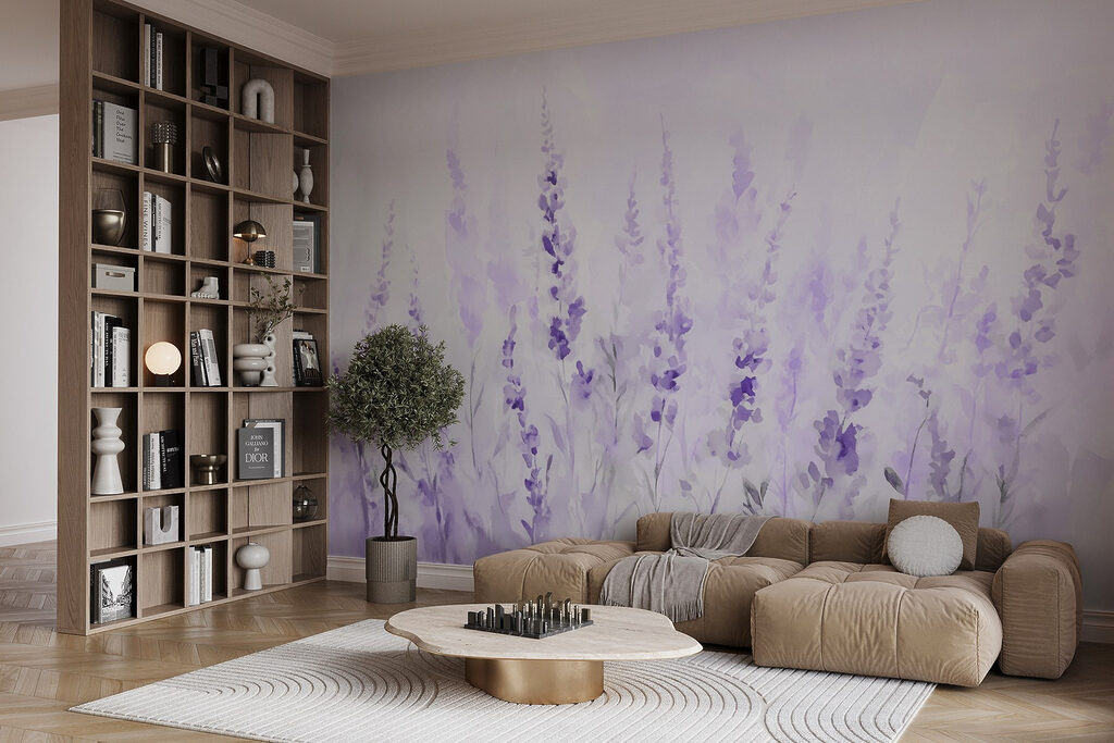 Lavender Drift in an interior