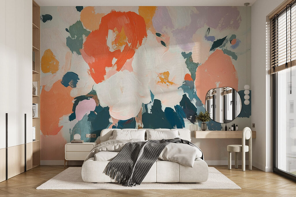Brushstroke flower bouquet — interior 2