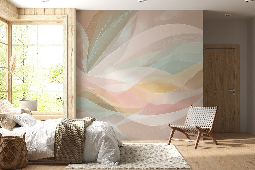 Pastel colour bands — interior 3