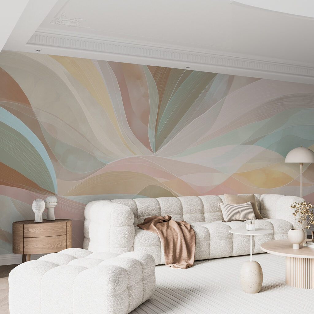 Pastel colour bands — interior 5