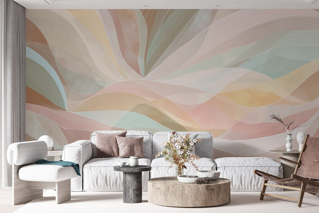 Pastel colour bands — interior 6
