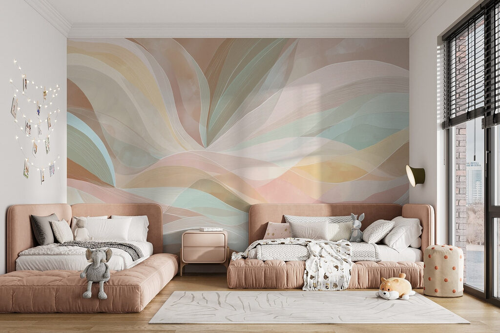 Pastel colour bands — interior 7