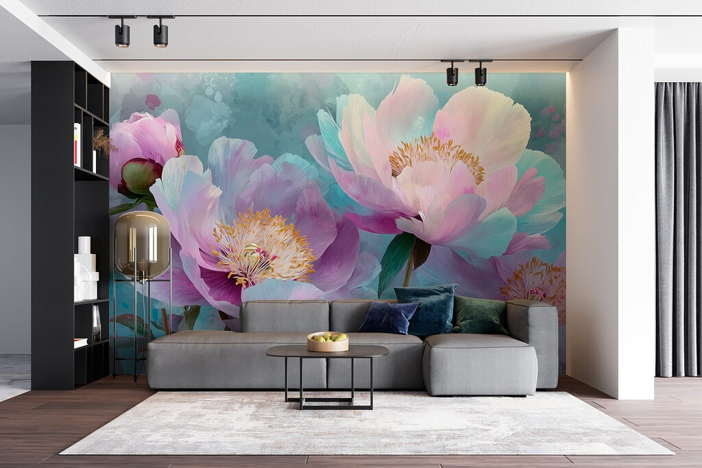 Large pink flowers — interior 3