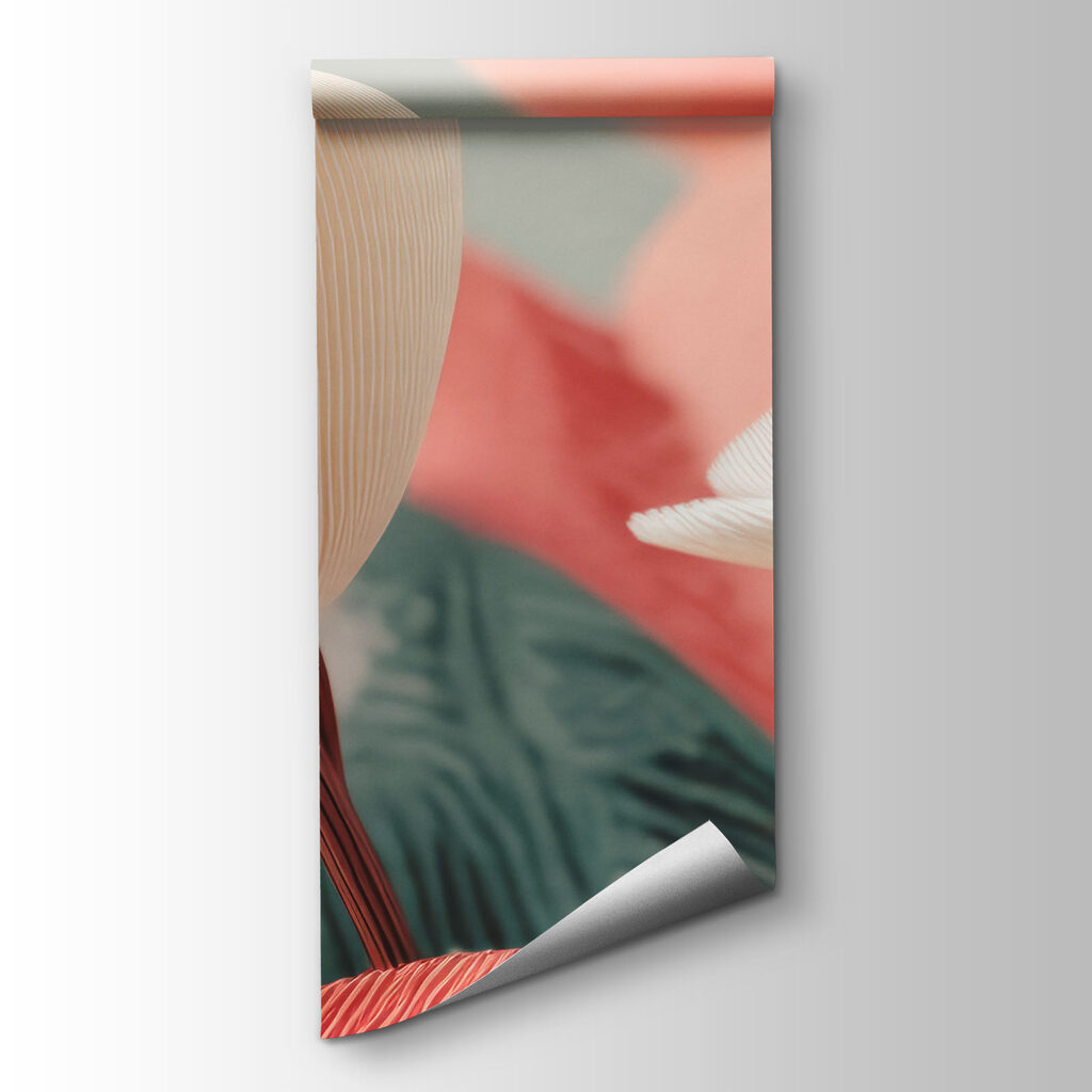 Pink blooms, rising branches — product view