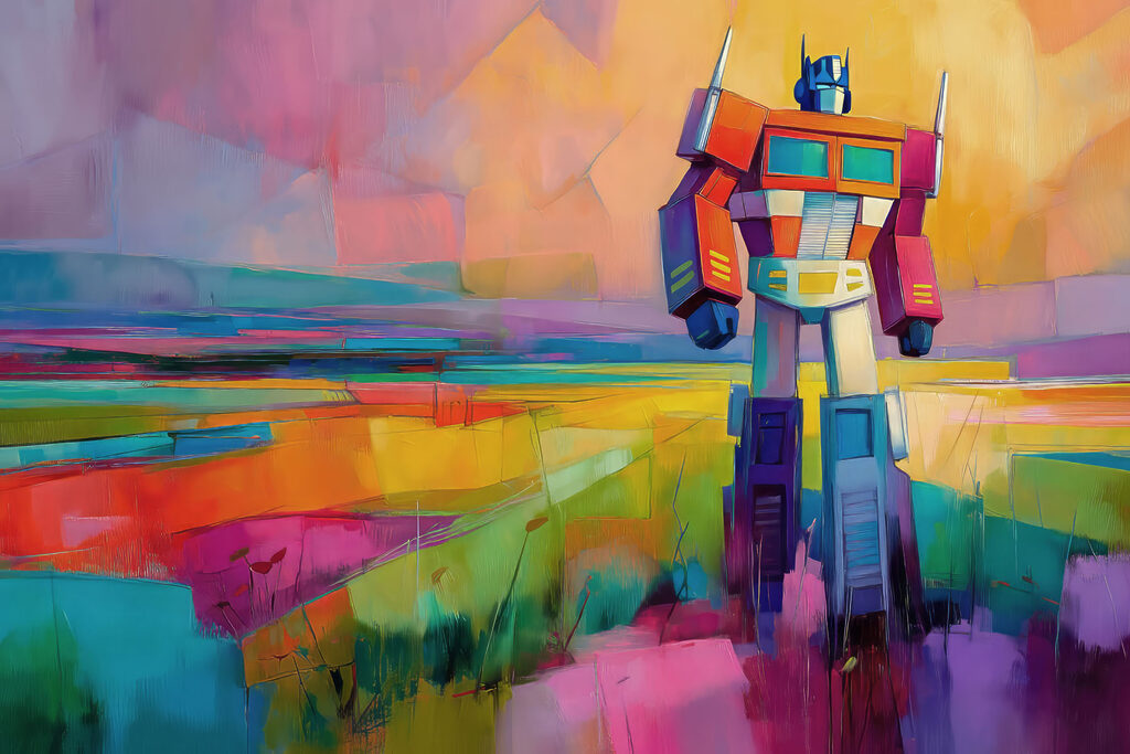 Colourful robot — full design