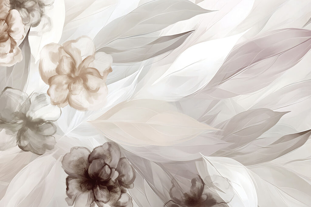 Flowers and Flowing Leaves — full design