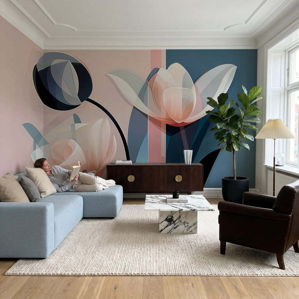 Tulips in Geometric Light — interior 3