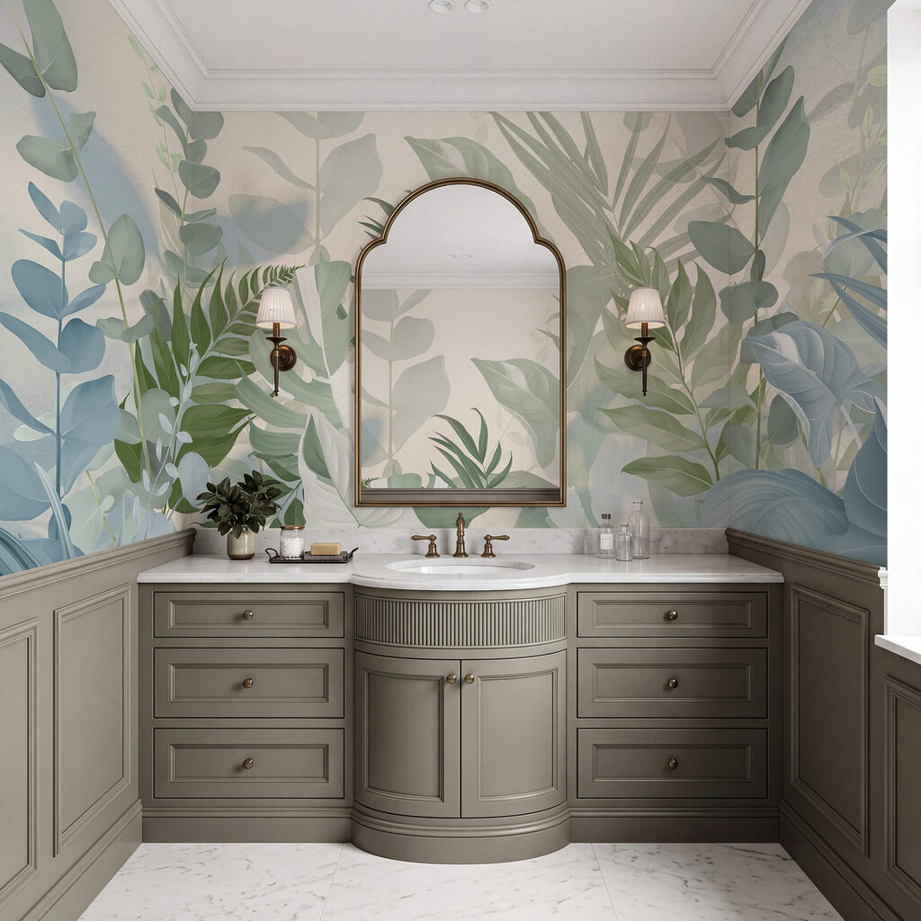 Gathered Foliage in an interior