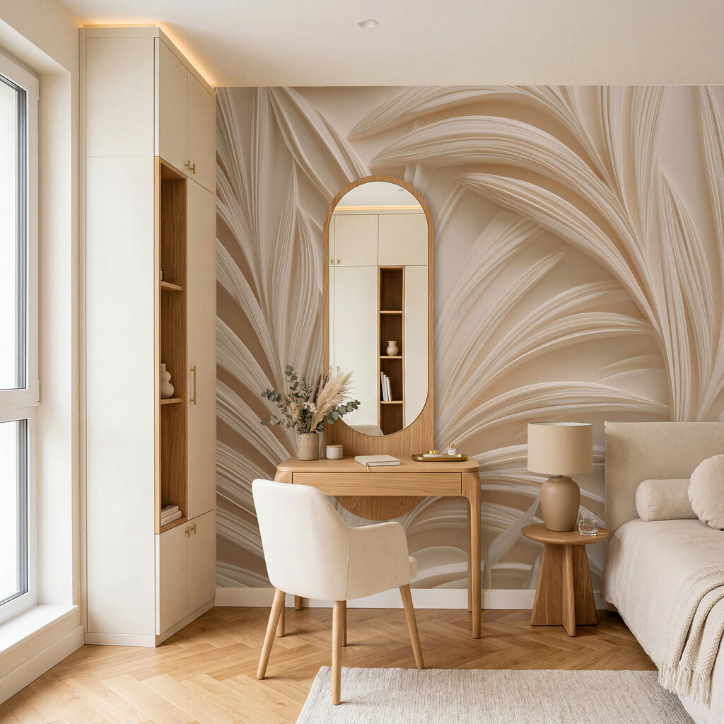 Palm Leaf Relief — interior 2