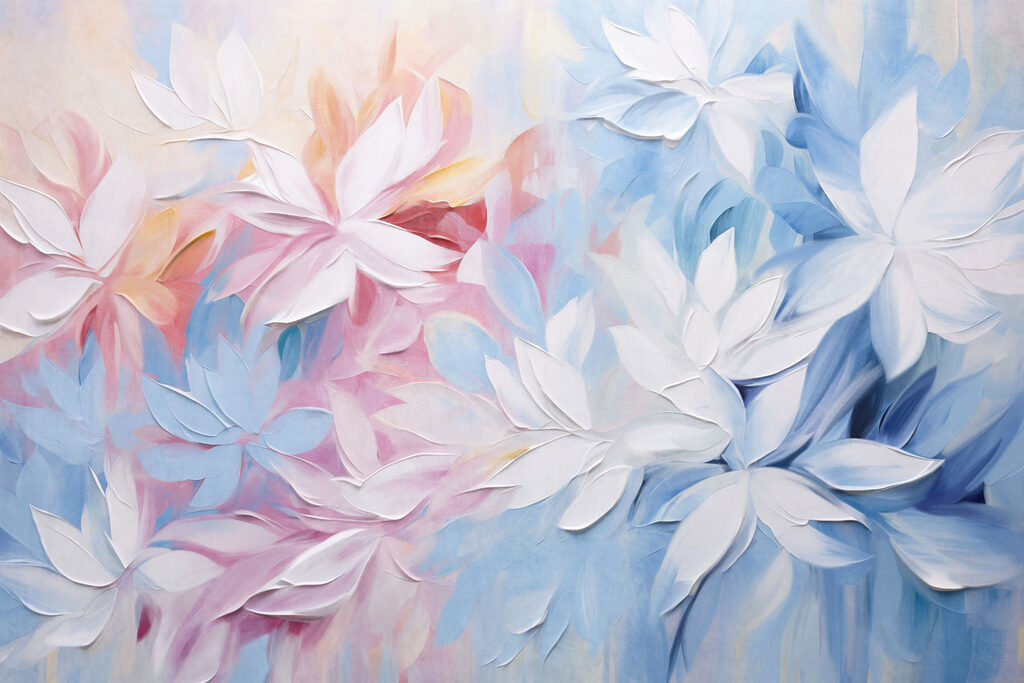 Painterly Leaf Colours — full design