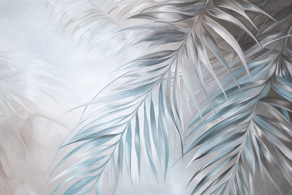 Palm Fronds in Light — full design
