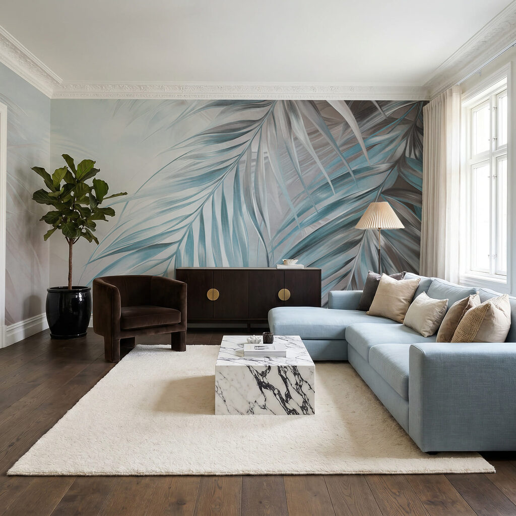 Palm Fronds in Light — interior 1